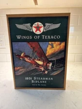 Ertl Wings of Texaco 1931 Stearman Biplane Diecast Bank 3rd in Series 1995