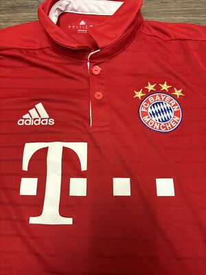 BAYERN MUNICH 2016 2017 HOME FOOTBALL SHIRT SOCCER JERSEY ADIDAS