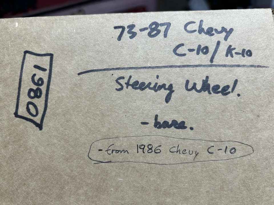 73-87 CHEVY TRUCK STEERING WHEEL SILVERADO OEM 2 BAR C10 K10 K5 SUBURBAN K20 K30 - Image 2 of 4