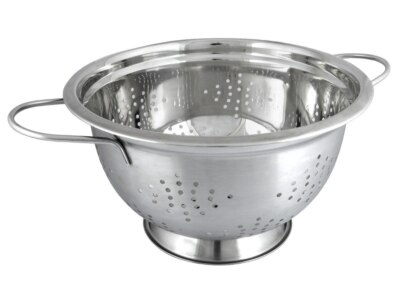 5908287212374 STALOWY DURSZLAK GŁĘBOKI 24cm KINGHOFF KH-1237 KINGHOFF