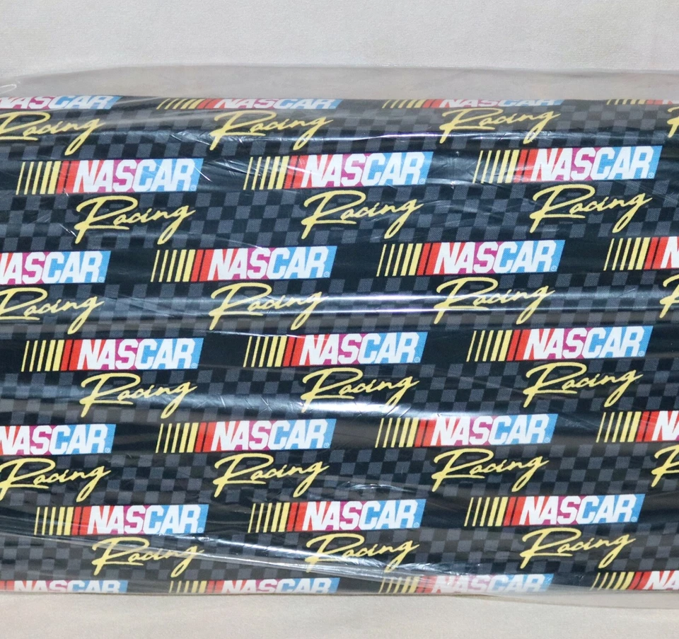 NASCAR Racing ~ Retro All Over Pattern NHL Cotton Fabric 1/4 Yard 9” X 44” New - Image 4 of 4