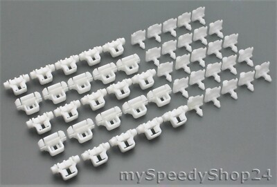 50x Beplankung Klammer  Clips  für Mercedes W124 A124 S124 190 W201 Sacco