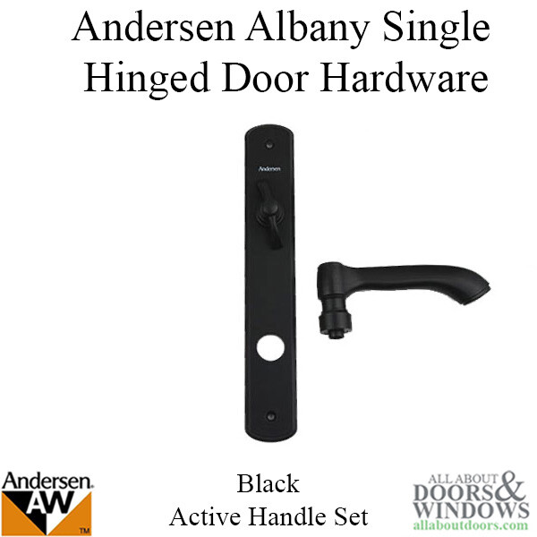 Andersen Albany 400 Series Hinged Patio Single Door Trim Set Black