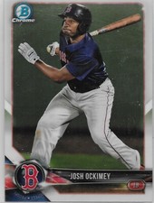2018 Bowman Chrome Prospect #BCP34 Josh Ockimey Boston Red Sox