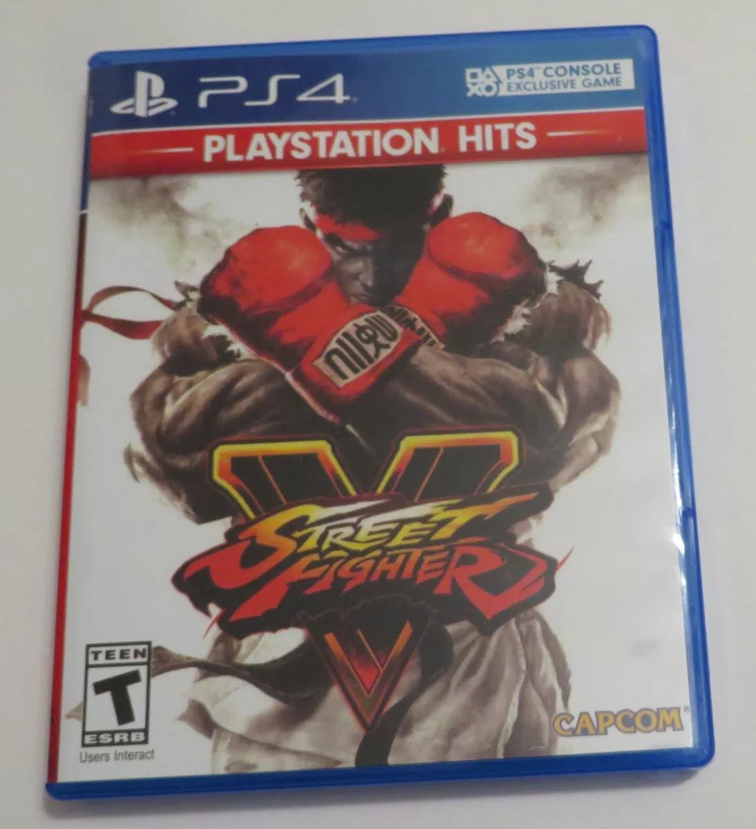 Street Fighter V - Sony PlayStation 4 PS4 - Empty Custom Replacement Case -  Custom Game Case