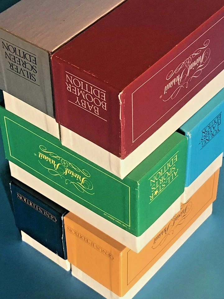 LOTE "CLÁSICO" TRIVIAL PERSECUCIÓN VINTAGE ~ 3.000 tarjetas ~ 6 primeras ediciones ~ ¡MIRA! Foto 2 de 4