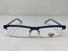 CSC MYSTIQUE 4015 Blue 54-15-135 Half Rim Plastic Eyeglasses Frame AU15