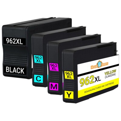 4PK Fits HP 962XL Ink Cartridges for HP Officejet Pro 9010 9015