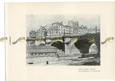 Pont Neuf, Paris, Herman A Webster, Book Illustration (Print) , c1910