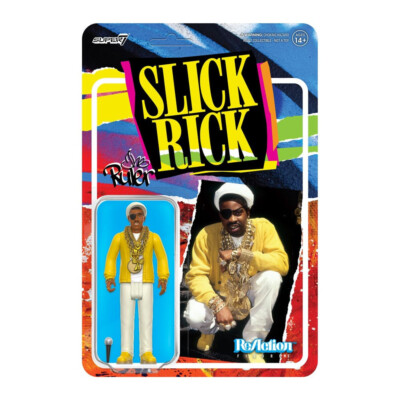Slick Rick The Ruler Richard Walters Rap Hip Hop 10cm ReAction Figur Super7