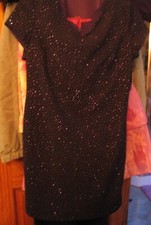 David Warren Petite Navy Sparkle Party Dress Size 8P New w/tag L00k