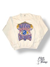 Vintage 1990 New York Giants Super Bowl XXV Starter Crewneck Sweatshirt XL