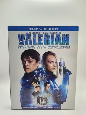 Valerian and the City of a Thousand Planets (Blu-ray, 2017) W/ Slipcover