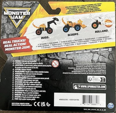 Monster Jam Dirt Squad JCB Scoopz Series 11 Spin Master 2025 | eBay