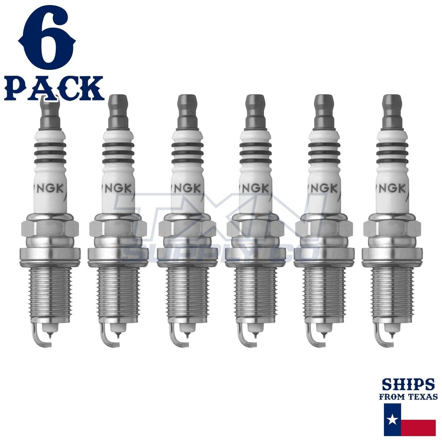 6 Pack NGK Iridium IX 91187 Spark Plugs TR55IX