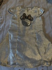 Disney Gold Minnie Mouse dress Girls size 5/6