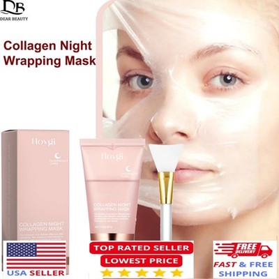 Collagen Peel Off Facial Mask Gently Cleansing Deeply Hydrating Moisturizing 