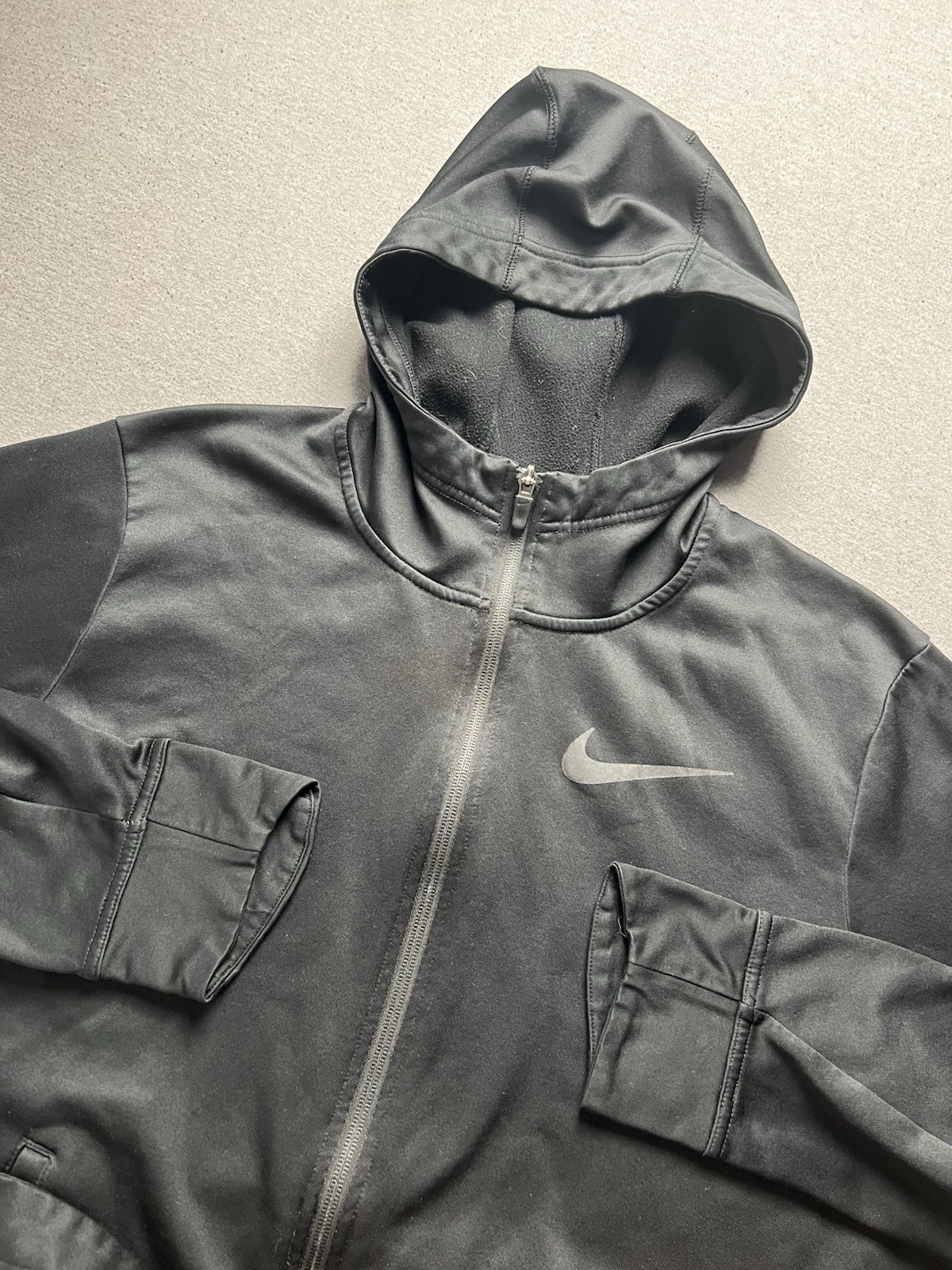 SACAI X NIKE Nike Giacca Uomo L Nera Full Zip Felpa con Cappuccio Atletica 919980 010