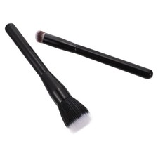 Lightweight Double Fiber Makeup Brush Set with Durable Wooden Handles