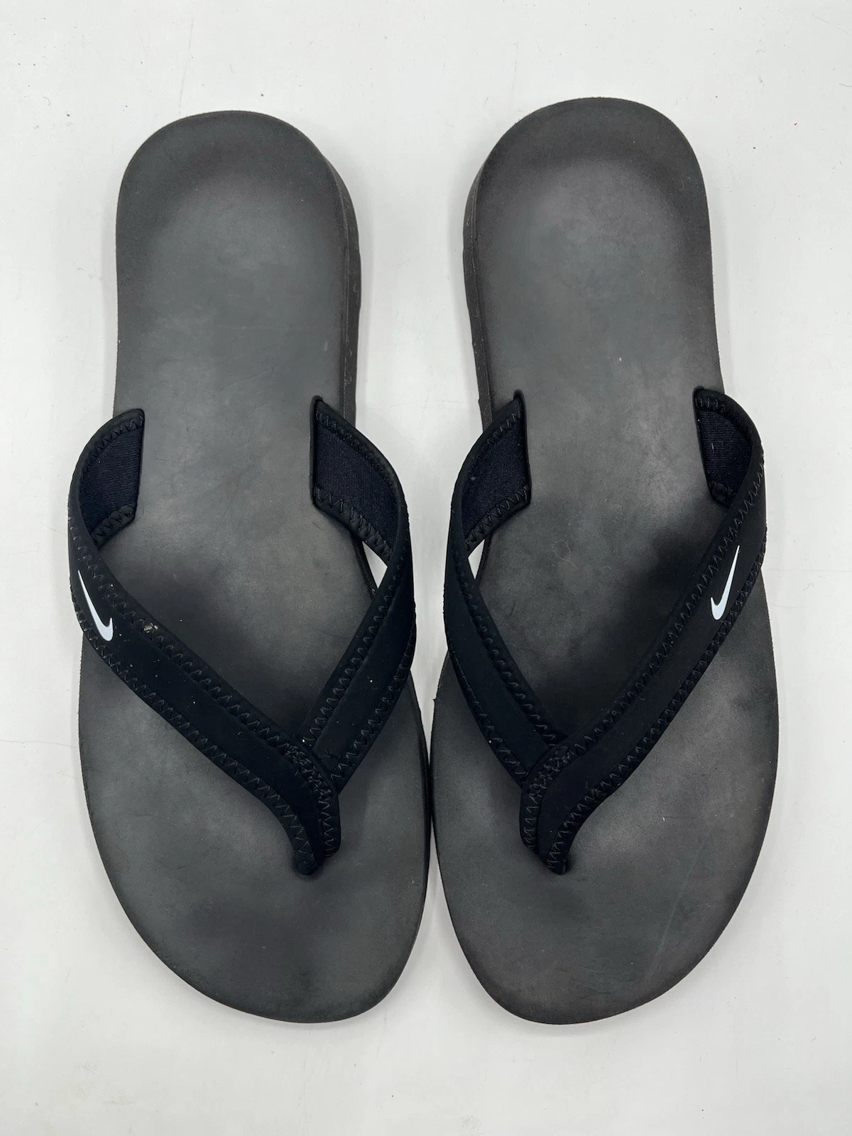 Sandalo infradito donna Nike Celso ragazza perizoma nero bianco 314870 011 taglia 9