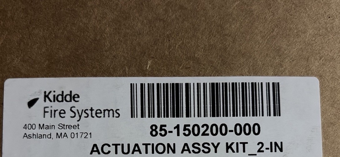 Kidde Fewal 85-150200-000 Actuation Assembly Kit 2”