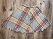 Vintage Wool Skirt Multicolor 22x12in