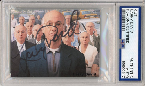 SIGNED Larry David Curb Your Enthusiasm Photo Picture Cut PSA DNA COA AUTOGRAPH