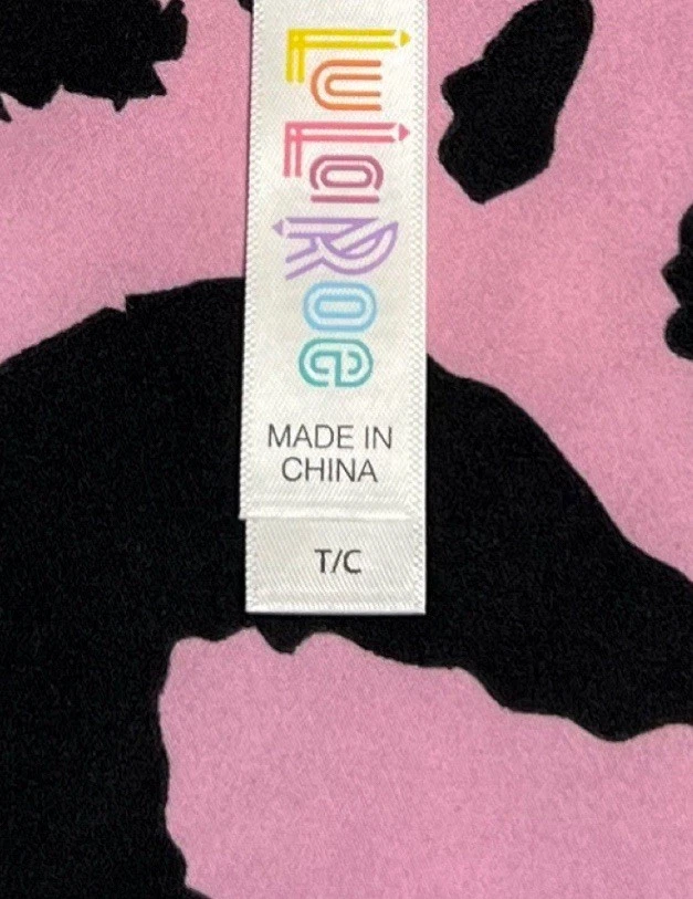 LuLaRoe Leggings TC Tall Curvy Fun PINK BLACK Wild LEOPARD CHEETAH Sexy Animal - Imagem 4 de 4