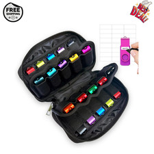 USB Flash Drive Storage Case 20 Slots Electronic Organizer Black Carrying Case