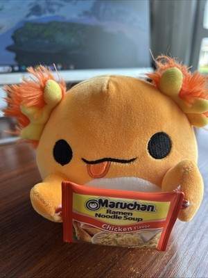 Plush Holding Maruchan Ramen Noodle Soup Chicken 5  Zuru Snackles