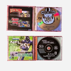 SEGA Rippin' Riders & NHL 2K Sega Dreamcast Retro Game Bundle Complete In Box
