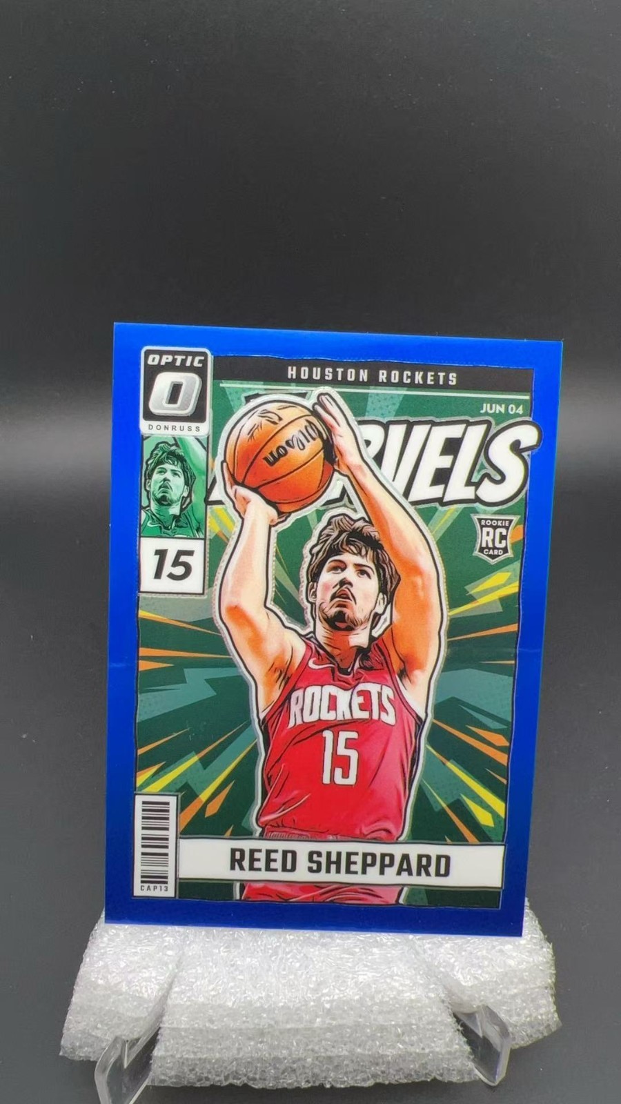 2024-25 Panini Donruss Optic Reed Sheppard RC Net Marvels Blue /49 #17222 S