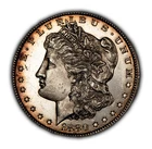 1880-S $1 Morgan Silver Dollar - Proof-Like Fields - Frosty BU - SKU-D5419