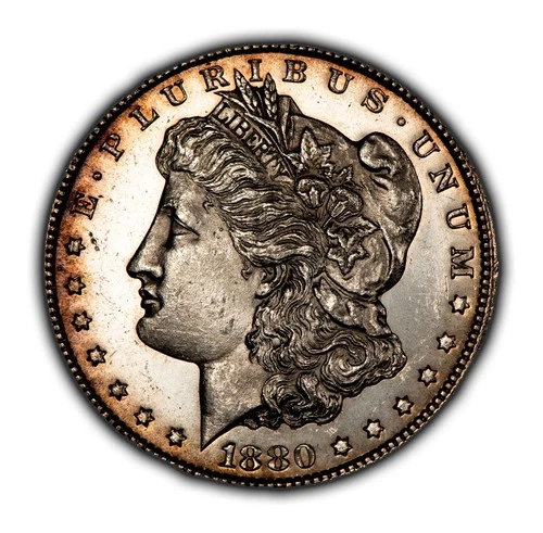 1880-S $1 Morgan Silver Dollar - Proof-Like Fields - Frosty BU - SKU-D5419