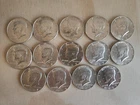 1965 - 1969 Kennedy Half Dollars - 40% Silver - Lot of 14