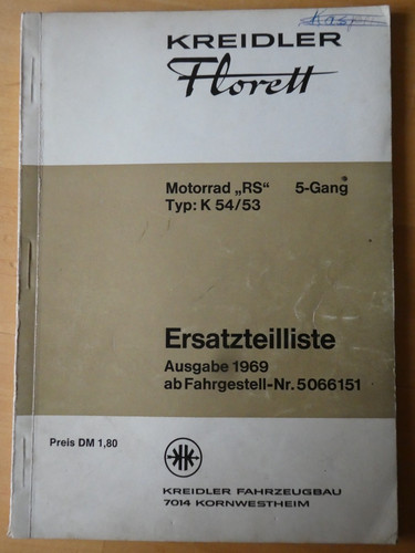 KREIDLER Florett K54/53 RS