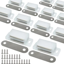 12Pack 15Lbs Cabinet Magnets Magnetic Door Catch for Kitchen Closet Door Bathroo