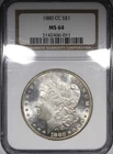 1880-CC Morgan Dollar NGC MS64 Flashy Key Date $1