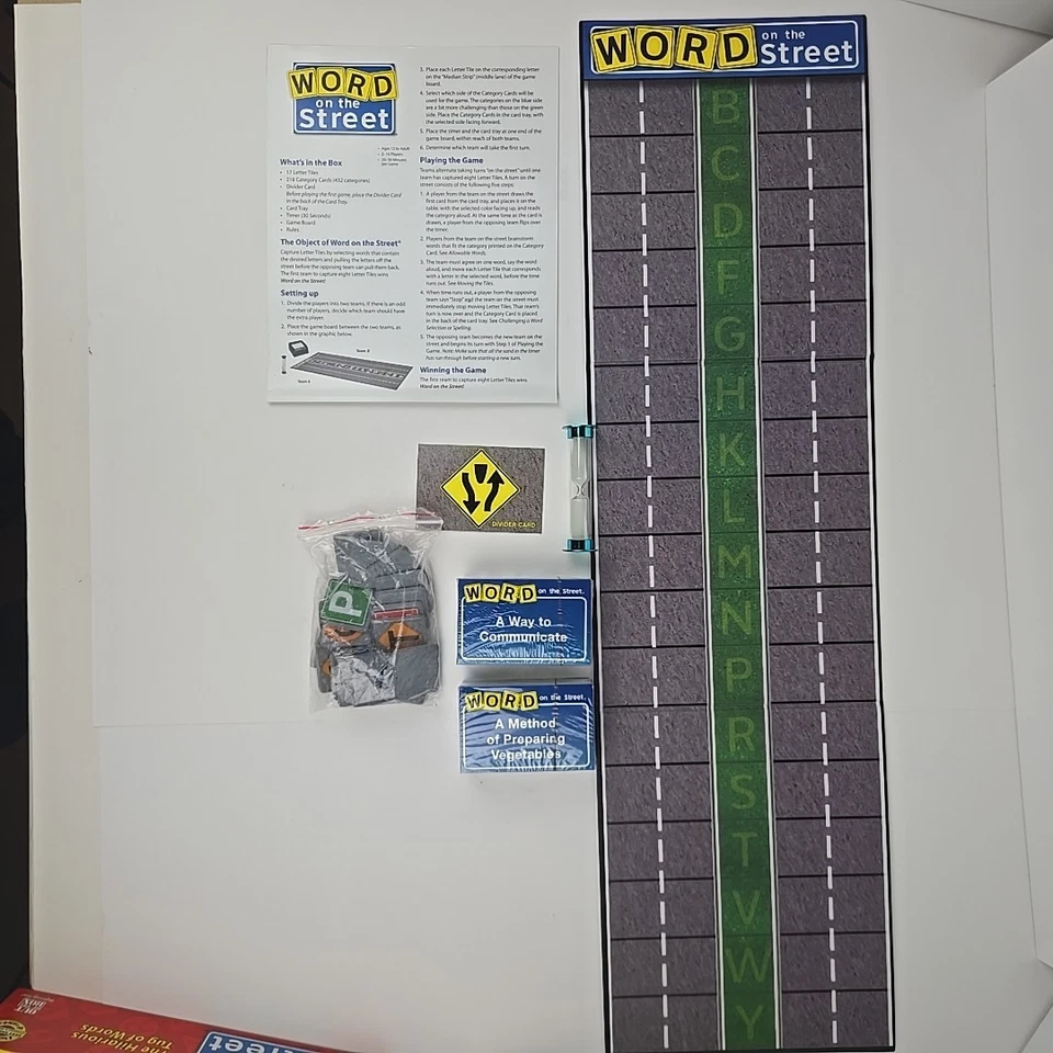 Juego Word on the Street - Fuera de la Caja 2009 - Caja Abierta, Completo, ENVÍO GRATIS Foto 3 de 4