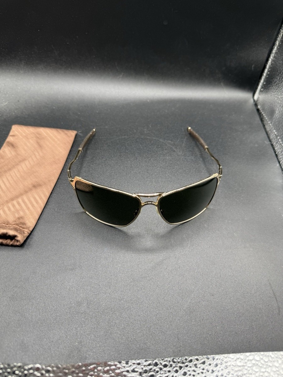 【中古】OAKLEY LineMinerXL ScottyJ SIG Oakley Inmate Polished Gold/Dark Grey Lenses 05-630 | eBay
