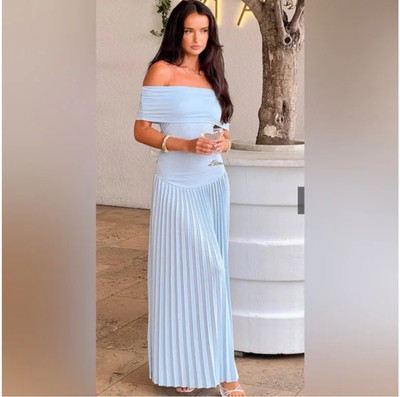 Lioness Women's Field Of Dreams Maxi Dress - Soft Blue - Size XS Lioness Women's Field Of Dreams Maxi Dress - Soft Blue - Size XS