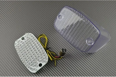 Feu Arrière LED Blanc Clair avec Clignotants Pour YAMAHA VMAX 1200 V-MAX 1986-94 - Photo 1/3
