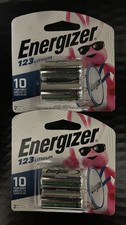 2-Packs Energizer Lithium 123 Batteries 4 Total 12-2033 Brand New