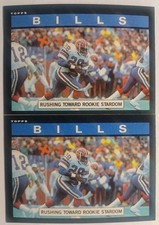1985 TOPPS #198 BUFFALO BILLS GREG BELL RC [2] JOE FERGUSON LEADERS NM/MT 06049