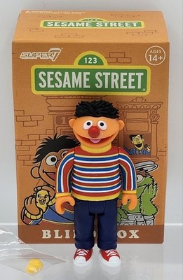 Super7 Sesame Street Ernie With Rubber Ducky Blind Box ReAction