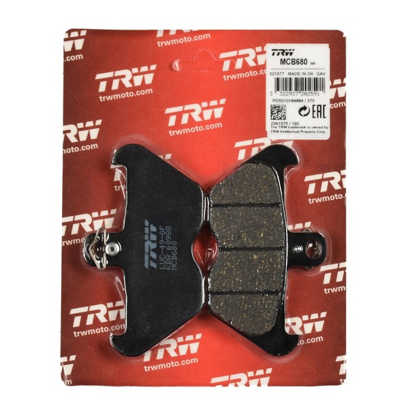 TRW Bremsbelag (FüR: BMW R 1200 C Avantgarde Hochlenker ABS 259C 99-02 Vorne )-image