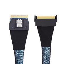 MCIO PCI-E GEN 5 74 Pin Male to SFF-8654 SlimSAS 8i 74 Pin Male Extender Cab...