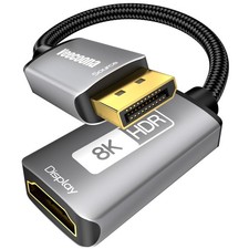 DisplayPort 1.4 To HDMI 2.1 Adapter 8K 60Hz 4K 120Hz DP Converter 1 PCS