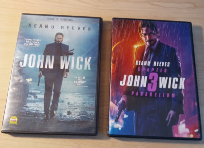 John Wick Movie Bundle: John Wick 1 and John Wick Chapter 3 DVDs