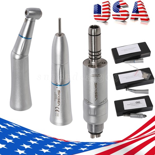 Dental Inner Water Low Speed Handpiece Straight Contra Angle Air Motor 4Hole ns - Picture 3 of 30